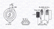 063377439010 MAGNETI MARELLI alternátor 063377439010 MAGNETI MARELLI