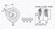 063377466010 MAGNETI MARELLI alternátor 063377466010 MAGNETI MARELLI