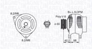 063380009010 generátor MAGNETI MARELLI