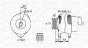 063730015010 generátor MAGNETI MARELLI