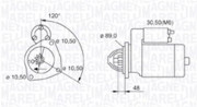 063721268010 Startér MAGNETI MARELLI