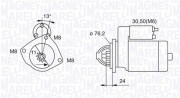 063521090110 Startér MAGNETI MARELLI