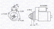 063522310030 Startér MAGNETI MARELLI