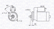 063280051010 MAGNETI MARELLI żtartér 063280051010 MAGNETI MARELLI