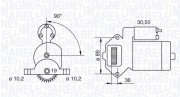 063187051010 Startér MAGNETI MARELLI