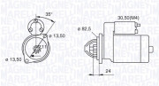 063216884010 Startér MAGNETI MARELLI