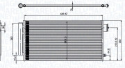 350203791000 MAGNETI MARELLI kondenzátor klimatizácie 350203791000 MAGNETI MARELLI