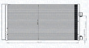 350203847000 Kondenzátor, klimatizace MAGNETI MARELLI