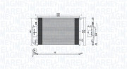 350203892000 Kondenzátor, klimatizace MAGNETI MARELLI