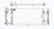 350213127900 MAGNETI MARELLI chladič motora 350213127900 MAGNETI MARELLI