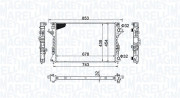 350213152200 MAGNETI MARELLI chladič motora 350213152200 MAGNETI MARELLI