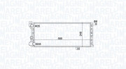 350213154100 MAGNETI MARELLI chladič motora 350213154100 MAGNETI MARELLI