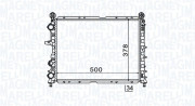 350213154600 MAGNETI MARELLI chladič motora 350213154600 MAGNETI MARELLI