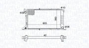 350213163800 MAGNETI MARELLI chladič motora 350213163800 MAGNETI MARELLI