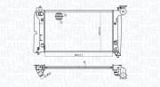 350213175800 MAGNETI MARELLI chladič motora 350213175800 MAGNETI MARELLI