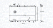 350213179900 MAGNETI MARELLI chladič motora 350213179900 MAGNETI MARELLI