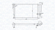 350213181800 MAGNETI MARELLI chladič motora 350213181800 MAGNETI MARELLI