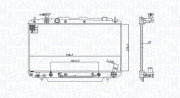 350213183200 MAGNETI MARELLI chladič motora 350213183200 MAGNETI MARELLI