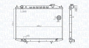 350213183500 MAGNETI MARELLI chladič motora 350213183500 MAGNETI MARELLI