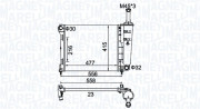 350213183900 MAGNETI MARELLI chladič motora 350213183900 MAGNETI MARELLI