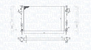 350213185800 MAGNETI MARELLI chladič motora 350213185800 MAGNETI MARELLI