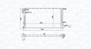 350213186600 MAGNETI MARELLI chladič motora 350213186600 MAGNETI MARELLI