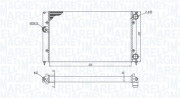 350213187600 MAGNETI MARELLI chladič motora 350213187600 MAGNETI MARELLI