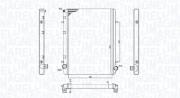 350213195900 MAGNETI MARELLI chladič motora 350213195900 MAGNETI MARELLI