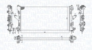 350213198300 MAGNETI MARELLI chladič motora 350213198300 MAGNETI MARELLI