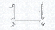 350213199700 MAGNETI MARELLI chladič motora 350213199700 MAGNETI MARELLI