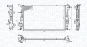 350213200600 MAGNETI MARELLI chladič motora 350213200600 MAGNETI MARELLI