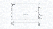 350213838000 MAGNETI MARELLI chladič motora 350213838000 MAGNETI MARELLI