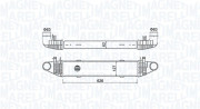 351319204540 MAGNETI MARELLI chladič plniaceho vzduchu 351319204540 MAGNETI MARELLI