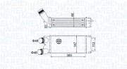 351319204700 MAGNETI MARELLI chladič plniaceho vzduchu 351319204700 MAGNETI MARELLI