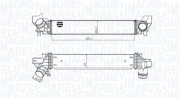 351319205450 MAGNETI MARELLI chladič plniaceho vzduchu 351319205450 MAGNETI MARELLI