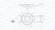 069422715010 MAGNETI MARELLI ventilátor chladenia motora 069422715010 MAGNETI MARELLI