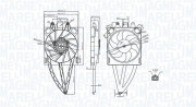 069422716010 MAGNETI MARELLI ventilátor chladenia motora 069422716010 MAGNETI MARELLI