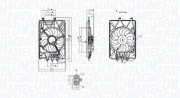 069422781010 MAGNETI MARELLI ventilátor chladenia motora 069422781010 MAGNETI MARELLI