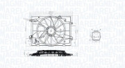 069422784010 MAGNETI MARELLI ventilátor chladenia motora 069422784010 MAGNETI MARELLI