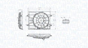 069422793010 MAGNETI MARELLI ventilátor chladenia motora 069422793010 MAGNETI MARELLI