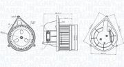 069412206010 vnitřní ventilátor MAGNETI MARELLI