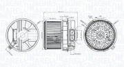 069412272010 MAGNETI MARELLI vnútorný ventilátor 069412272010 MAGNETI MARELLI