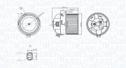 069412282010 MAGNETI MARELLI vnútorný ventilátor 069412282010 MAGNETI MARELLI