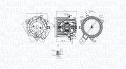 069412381010 vnitřní ventilátor MAGNETI MARELLI