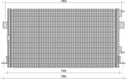 350203443000 MAGNETI MARELLI kondenzátor klimatizácie 350203443000 MAGNETI MARELLI