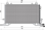 350203495000 MAGNETI MARELLI kondenzátor klimatizácie 350203495000 MAGNETI MARELLI