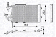 350203648000 MAGNETI MARELLI kondenzátor klimatizácie 350203648000 MAGNETI MARELLI