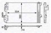 350203726000 Kondenzátor, klimatizace MAGNETI MARELLI