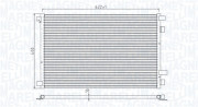 350203932000 MAGNETI MARELLI kondenzátor klimatizácie 350203932000 MAGNETI MARELLI