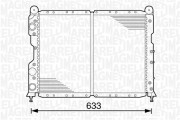 350213100100 MAGNETI MARELLI chladič motora 350213100100 MAGNETI MARELLI